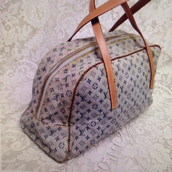 Louis Vuitton Marie Mini White-Blue Denim Handbag - Picture 4 of 15